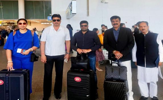 West Tripura MP Biplab Kumar Deb arrives in New York for 81st Session of UN General Assembly.